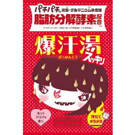 【セール特価】【メール便　送料185円】爆汗湯 ホットアロマの香り 60g 脂肪分解酵素配合シリーズ バイソン 入浴剤 入浴剤 Bison【PT】