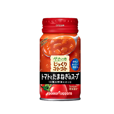 やさいのじっくりコトコト トマトとたまねぎのスープ 170g ポッカサッポロ【KT】