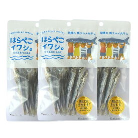 食べる煮干し 国産 無添加 小魚おやつ カルシウム DHA EPA おつまみ 子供 おやつ 煮干しスナック 常温保存 鹿児島県阿久根産 はらぺこイワシ 25g×3袋