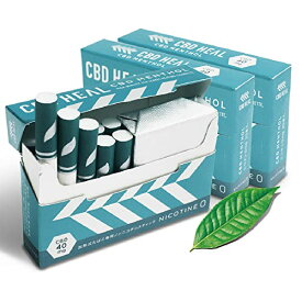 CBD ヒール HEAL メンソール 3箱 セット 加熱式 電子タバコ ニコチン0 ノンニコチン スティック ニコチンレス カンナビジオール カンナビノイド カートリッジ ニコノン ニコレス シービーディ ヒール