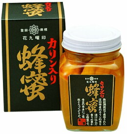 花九曜印 かりん入り蜂蜜 瓶 350g かりん 蜂蜜 はちみつ かりん蜂蜜 喉ケア 健康食品 自然食品 喉に優しい 乾燥対策 風邪予防 疲労回復 お茶 かりんシロップ フルーツはちみつ 癒し食品 季節のケア ギフト 蜂蜜ドリンク