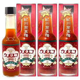 ウメスコ 60g 梅星食品 紀州南高梅の梅酢を使用した国産辛味調味料 冷奴 そうめん サラダ 焼魚 炒め物 夏バテ予防にもおすすめ