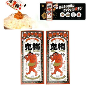 【楽天1位】 狩野英孝チャンネルで紹介！2個セット【無添加 梅干し 個包装】鬼梅 7g×20本 紀州南高梅100％使用 熱中症対策・塩分補給・クエン酸補給に 昔ながらのすっぱい梅ペースト 夏バテ対策 登山 部活 常備食にも 梅星食品 インボイス対応