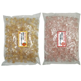 みかん塩飴 1kg + 梅塩飴 1kg 各5袋/箱【ケース買い】【送料無料】【代引不可】熱中症対策