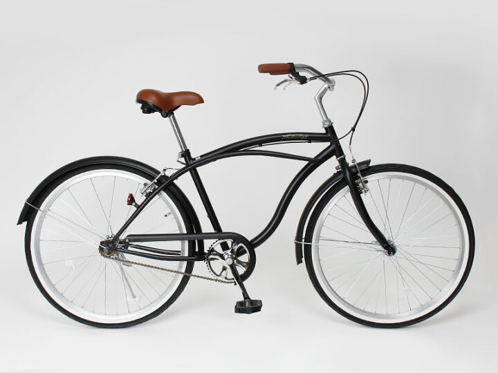 楽天市場】自転車 ビーチクルーザー 26インチ ビーチサイクル シティ 