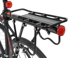 「＼ポイント10倍還元／9日〜11日限り 最大41倍」 自転車 荷台 自転車用アクセサリー 自転車パーツ サイクル リア キャリア 後付け 調節可能 取り付け 着脱式 自転車荷物 キャリア リアリフレクター 送料無料 「AK25」