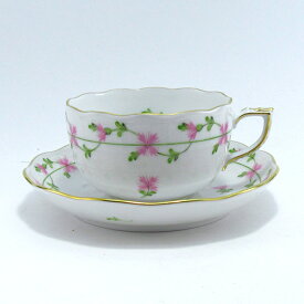 ヘレンド　コーンフラワーピンク　ティーカップ&ソーサー　PBGP-0724-0-00　洋食器　ハンガリー　ハンドペイント