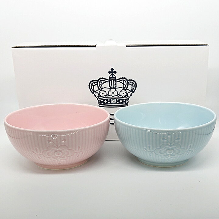 楽天市場】ロイヤルコペンハーゲン フラワーエンブレム ボウル ペア 
