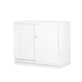 オフィス 収納 キャビネット イトーキ サリダストレージ 下段用 引違い型 シリンダー錠 2段 幅90 奥行45 高さ75.2cm イトーキ ITOKI YCV-069GW/YCVP-609045BW ホワイト 白 カギ付き 鍵付