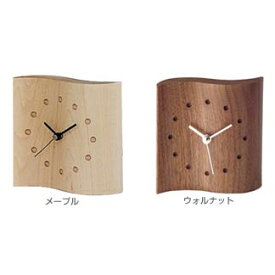 時計 置き時計 掛け時計 木製 天然木 メープル 日本製 マイン時計 (小) cosine コサイン MC-100 国内生産 メーカー直送