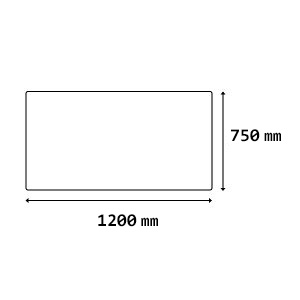 テーブル マット (幅120×奥行75×厚さ0.15 cm) 透明 クリア 光沢仕上げ ノンフタル素材 ダイニング ダイニングテーブルマット デスク  マット | イトーキオンラインショップ