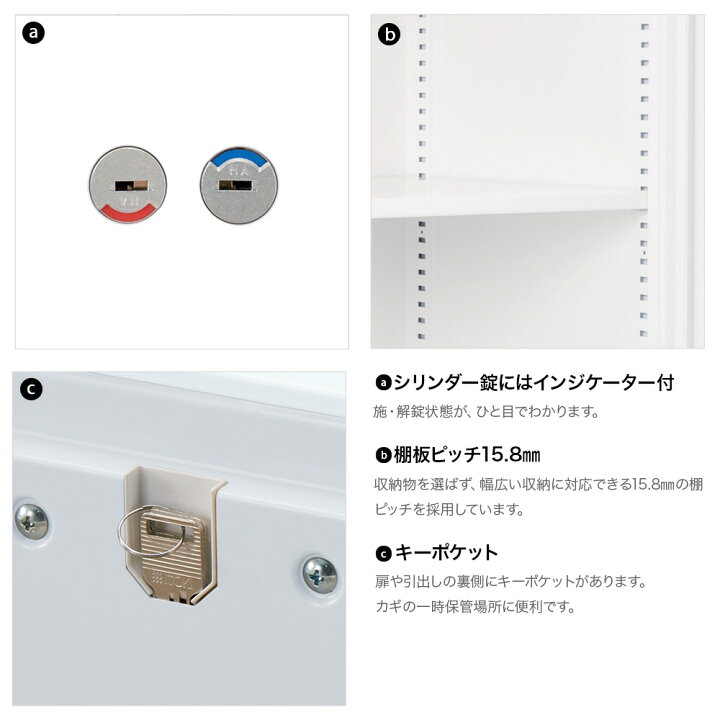楽天市場】書類収納 イトーキ エス キャビネット 2枚 引戸 型 下段用 