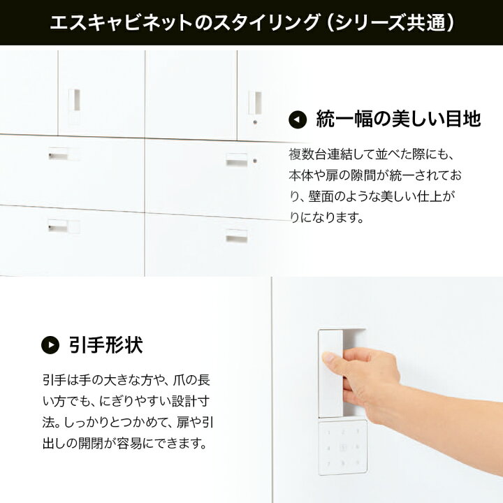楽天市場】書類収納 イトーキ エス キャビネット 2枚 引戸 型 下段用 