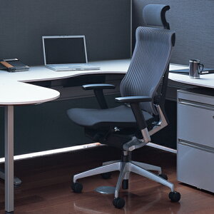 【まとめ買い 8%オフクーポン】オフィスチェア イトーキ スピーナ チェア エクストラハイバック 背エラストマー 可動肘付 アルミ脚 シルバーメタリック 日本製 国内生産 メーカー 直販 公式