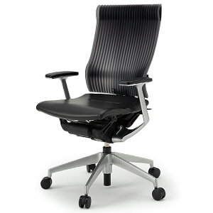 【まとめ買い 8%オフクーポン】オフィスチェア イトーキ スピーナ チェア レザータイプ 背エラストマー 固定肘付 T型肘 アルミ脚 シルバーメタリック 日本製 国内生産 メーカー 直販 公式 ITO