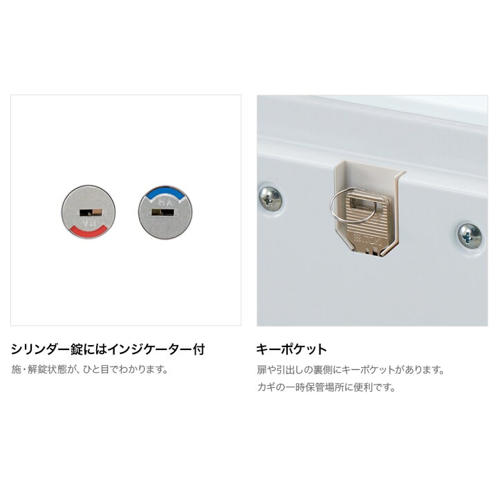楽天市場】オフィス収納 スチールキャビネット イトーキ エス 3枚 引戸 