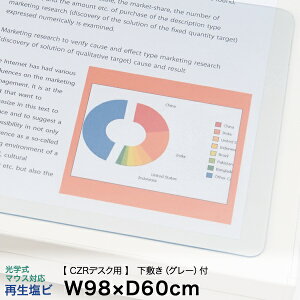 デスク マット イトーキ CZRデスク 用 下敷き (グレー) 付 タイプ 光学式マウス対応 再生塩ビタイプ 幅98×奥行60cm ITOKI 自社便 玄関渡し 日本製 国内生産 ITOKI LCFN-107RD7S-GY