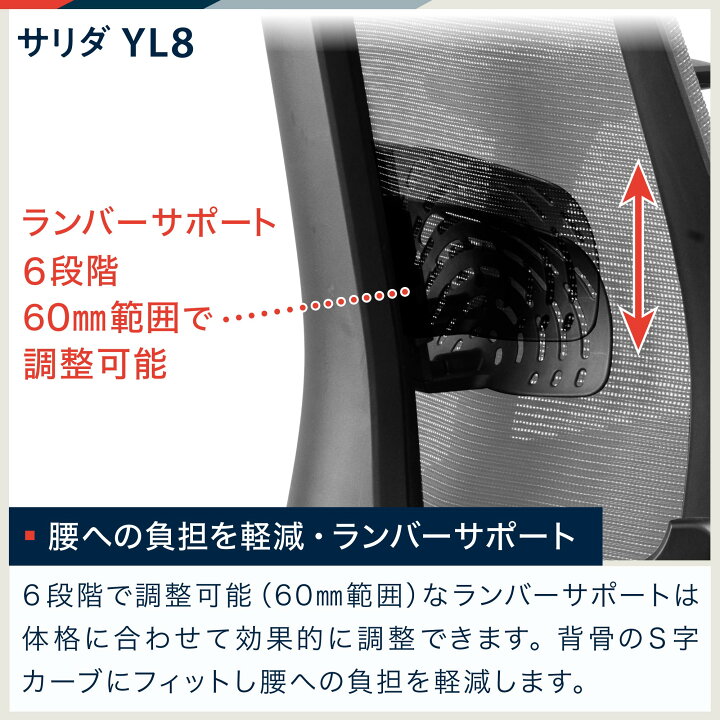 楽天市場】【7%OFFｸｰﾎﾟﾝ -4/13日23:59】イトーキ サリダ YL8 オフィス 