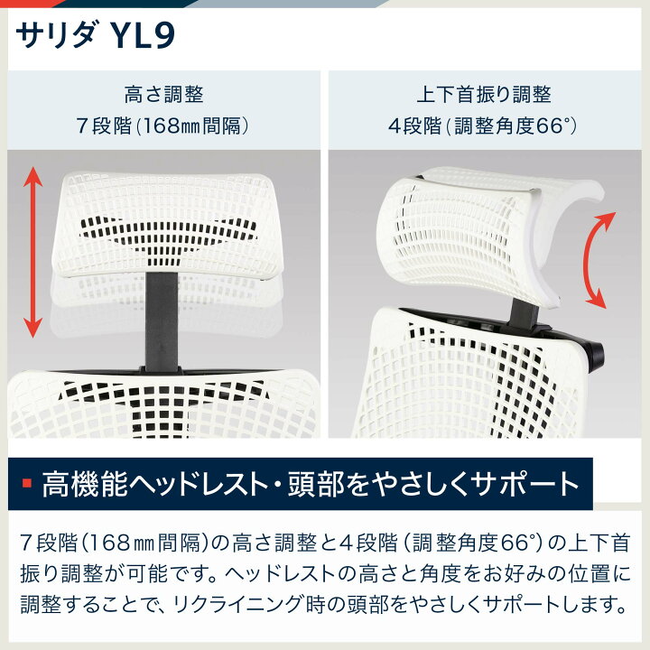 楽天市場】【7%OFFｸｰﾎﾟﾝ4/29火0:00-5/6火23:59】 イトーキ サリダ YL9  