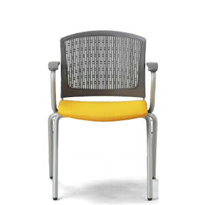 アイコ ミーティングチェア 椅子 会議用イス 会議チェア 肘付 4本脚タイプ MC-381