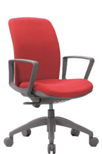 aico アイコ オフィスチェアー 事務椅子 事務用チェア 椅子 イス ミドルバック 固定肘付 OA-2135BJ | オフィスチェアー専門館