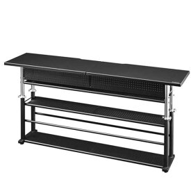 Bauhutte バウヒュッテ ゲーミング 昇降デスク 昇降式エクステンションデスク ラージ ブラック 幅140cmタイプ BHC-1400H-BK 在宅 テレワーク