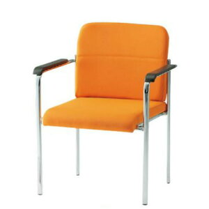 TOKIO ミーティングチェア 椅子 会議用イス 会議用チェア 4本脚タイプ 肘付 布張り 4脚セット FMN-4AF-S-SET