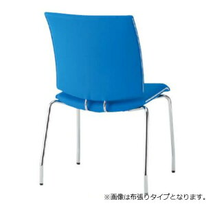 TOKIO ミーティングチェア 椅子 会議用イス 会議チェア 4本脚タイプ 肘なし ビニールレザー張り FMP-4L-S