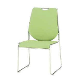 TOKIO 会議椅子 4脚セット ミーティングチェア スタッキングチェア 椅子 会議用イス 会議用チェア ビニールレザー張り FSC-50L-S-SET