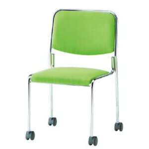 TOKIO ミーティングチェア 椅子 会議用イス 会議用チェア キャスター脚タイプ 肘なし 布張り 4脚セット FSX-K4F-S-SET