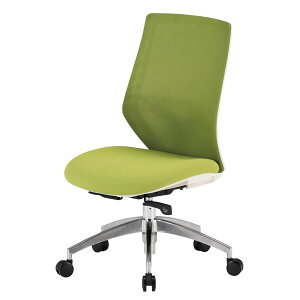 TOKIO オフィスチェア 椅子 事務イス 事務用チェア デスクチェア 肘なし 背メッシュ 布張り FCM-11_v