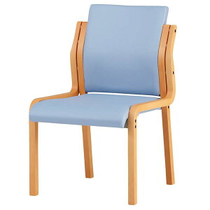 TOKIO 会議用 椅子 木製チェア スタッキングチェア ミーティングチェア 会議イス 肘なし ビニールレザー張り 4脚セット FVM-6L-S-SET