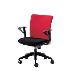 オフィスチェア 事務椅子 椅子 ルルティモ LuLutimo ミドルバック 固定肘付き 布張り LLS-A30