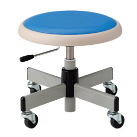 低床 作業椅子 低作業用チェア 低い作業用スツール 椅子 ブロー成型パッド付座 キャスター付き 座回転 上下機能付 TAC-H36L-Z