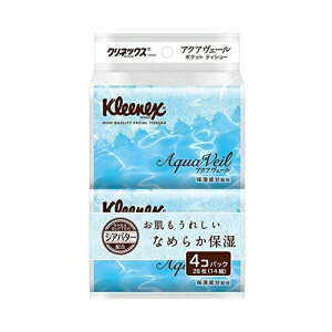 日本製紙クレシアクリネックス アクアヴェールポケット4P メール便送料無料