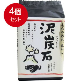 4個まとめ買い ペリカン石鹸 泥炭石 洗顔石鹸 100gメール便送料無料 ×4個セット