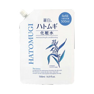 熊野油脂 麗白 ハトムギ化粧水 詰替 500ML メール便送料無料