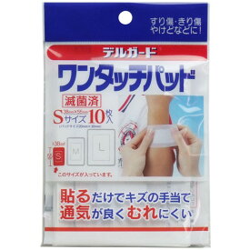 阿蘇製薬 デルガード ワンタッチパッド Sサイズ 10枚入　メール便送料無料