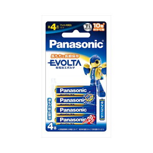 パナソニック エボルタ単4*4P LR03EJ/4B メール便送料無料
