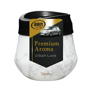 エステー株式会社クルマの消臭力 Premium Aroma 車用 消臭芳香剤 消臭剤 芳香剤 車 ゲルタイプ アーバンリュクス 90g 芳香消臭 車用