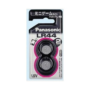 パナソニックコンシューマーマーケティングVE社LR44/2P Nアルカリボタン電池【20個までメール便、他商品と同梱不可】 軽電化 乾電池