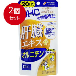 2個まとめ買い DHC 肝臓エキス+オルニチン 20日分 60粒入メール便送料無料 ×2個セット