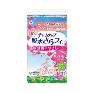 ユニ・チャーム チャームナップ 吸水さらフィ パンティライナー おりもの&水分ケア ふんわり肌タイプ 無香料 34枚入 フェミニンケア 軽度失禁