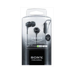 スマホ対応ヘッド ソニーマーケティング ホン MDR−EX15AP B 軽電化 充電器・SD・モバイル小物