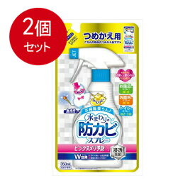 2個まとめ買い らくハピ水まわりの防カビスプレー無香性かえ メール便送料無料 × 2個セット