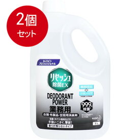 2個まとめ買い 花王業務用 リセッシュ除菌EX デオドラントパワー 香りが残らないタイプ 2L送料無料 × 2個セット