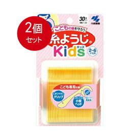 2個まとめ買い 糸ようじ キッズ 2-6才児用 30本入 メール便送料無料 × 2個セット