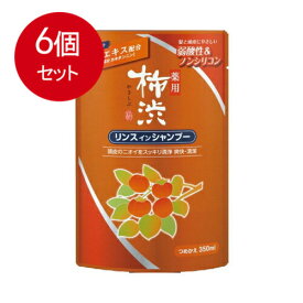 6個まとめ買い 薬用柿渋リンスインシャンプー　詰替 送料無料 × 6個セット