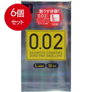 6�܂Ƃߔ��� �I�J���g�R���h�[���Y�@0.02EX(�G�N�Z�����g)�@L�T�C�Y�@12�� ���[���֑������� × 6�Z�b�g