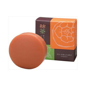 地の塩社 柿茶石けん 80G 送料無料